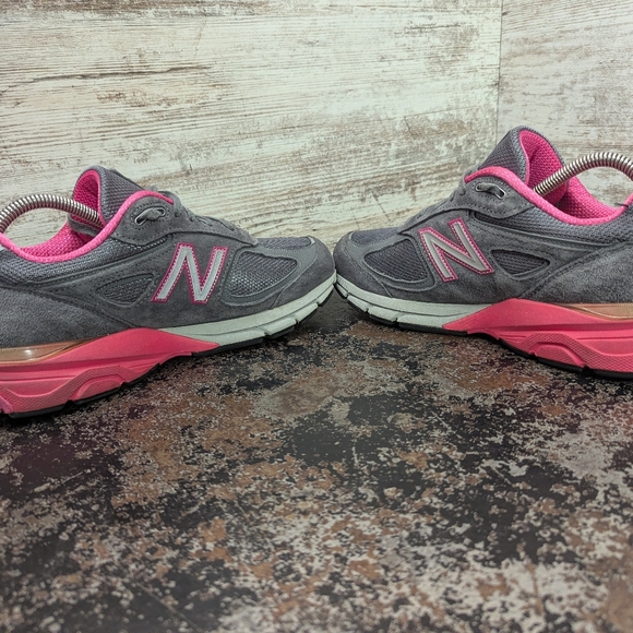 Womens New Balance 990 v4 Athletic Shoes Sz 9.5 D Wide Used W990GP4 - Picture 7 of 9